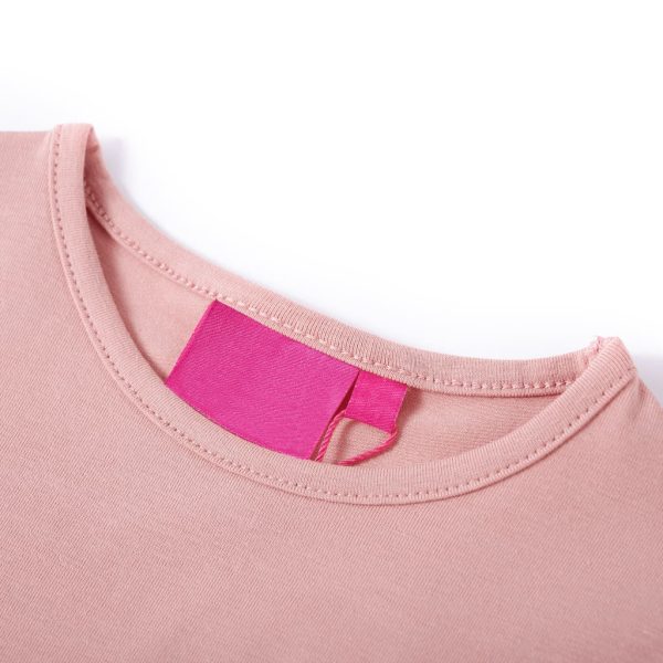 T-shirt de manga comprida para criança rosa-claro 92 - Image 3