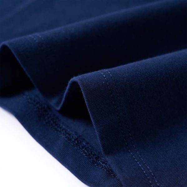 T-shirt de manga comprida para criança azul-marinho 92 - Image 6