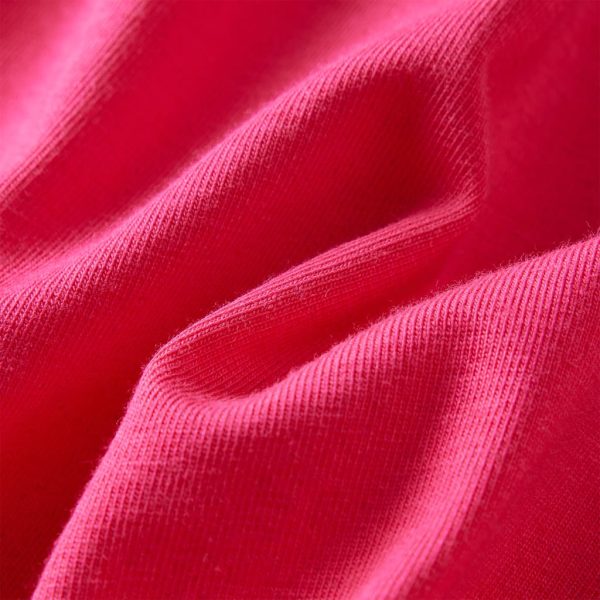 T-shirt de manga comprida para criança rosa-choque 116 - Image 8