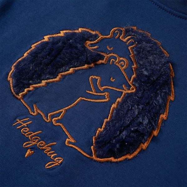 Sweatshirt para criança azul-marinho 92 - Image 4