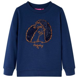 Sweatshirt para criança azul-marinho 116