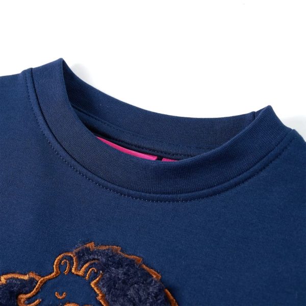 Sweatshirt para criança azul-marinho 140 - Image 3