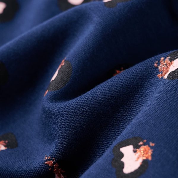Sweatshirt com capuz para criança azul-marinho 92 - Image 7