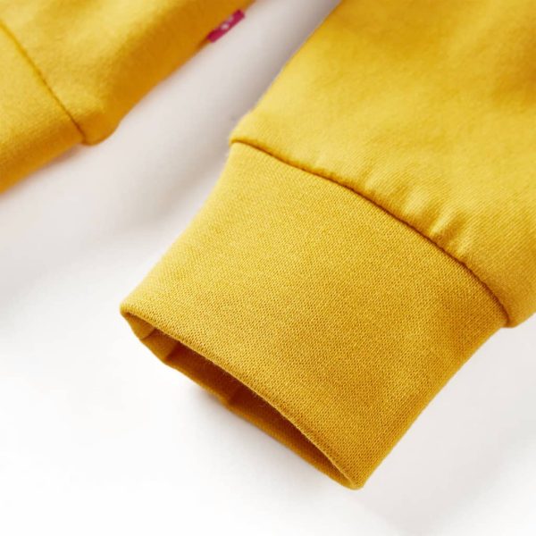 Sweatshirt para criança ocre-escuro 116 - Image 5