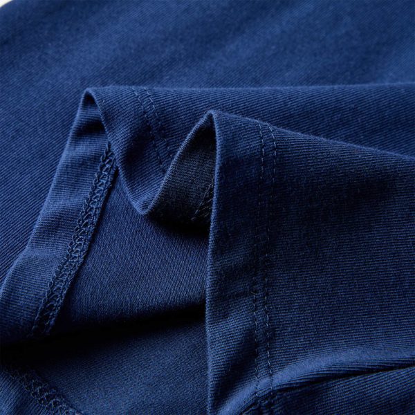 T-shirt de manga comprida para criança azul-marinho 92 - Image 8