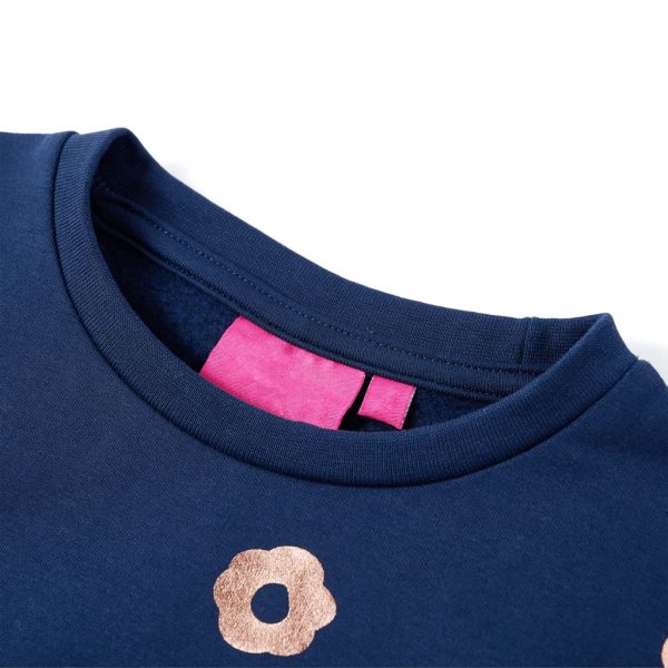 Sweatshirt para criança azul-marinho 128 - Image 3