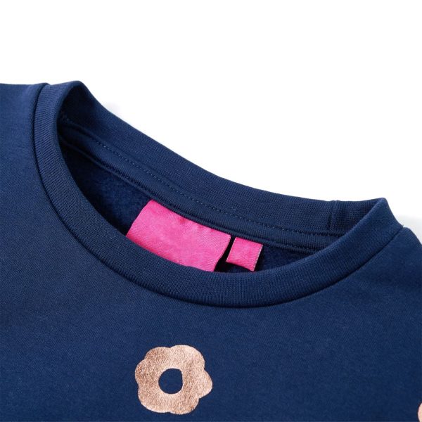 Sweatshirt para criança azul-marinho 140 - Image 3