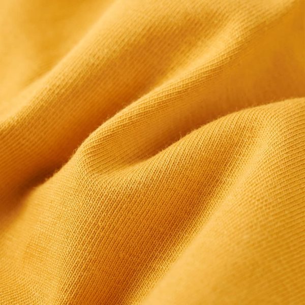 T-shirt de manga comprida para criança ocre-escuro 140 - Image 7