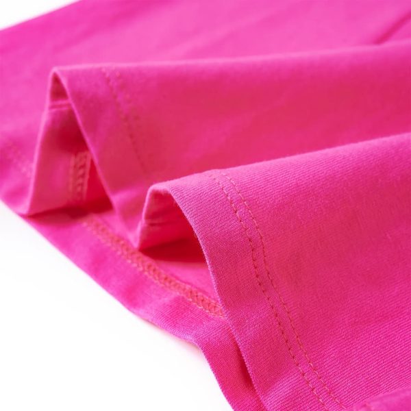 T-shirt de manga comprida para criança rosa-escuro 92 - Image 6