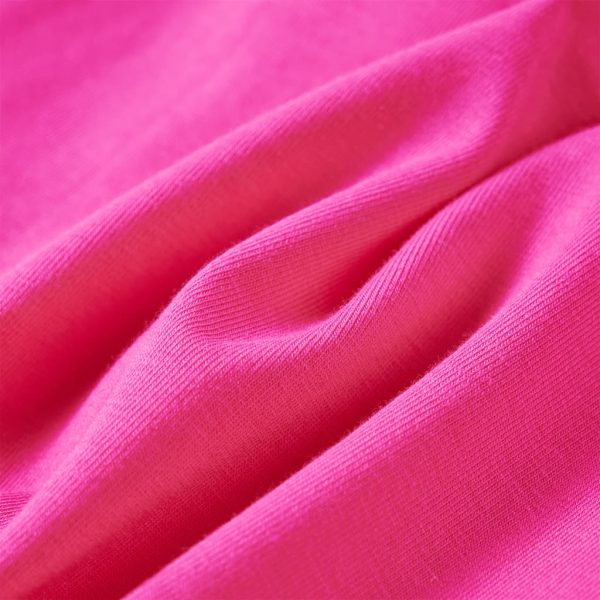 T-shirt de manga comprida para criança rosa-escuro 92 - Image 7