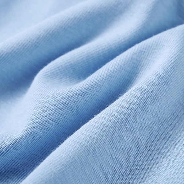 T-shirt de manga comprida para criança azul-claro 140 - Image 7