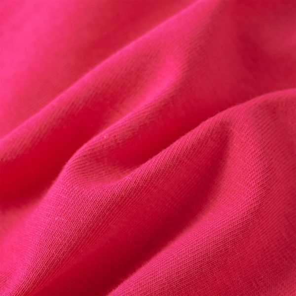 T-shirt de manga comprida para criança rosa-choque 128 - Image 8