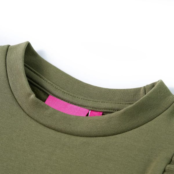 Sweatshirt para criança cor caqui 92 - Image 3