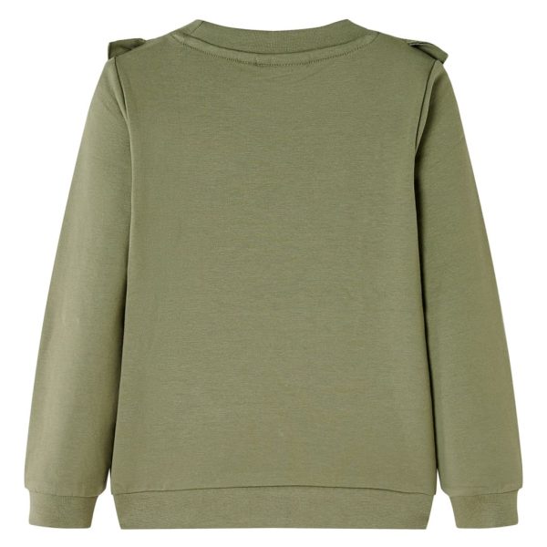Sweatshirt para criança cor caqui 104 - Image 2