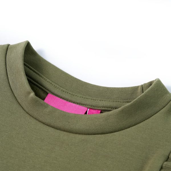 Sweatshirt para criança cor caqui 104 - Image 3