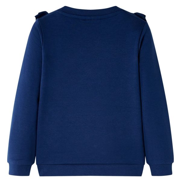 Sweatshirt para criança azul-marinho 92 - Image 2
