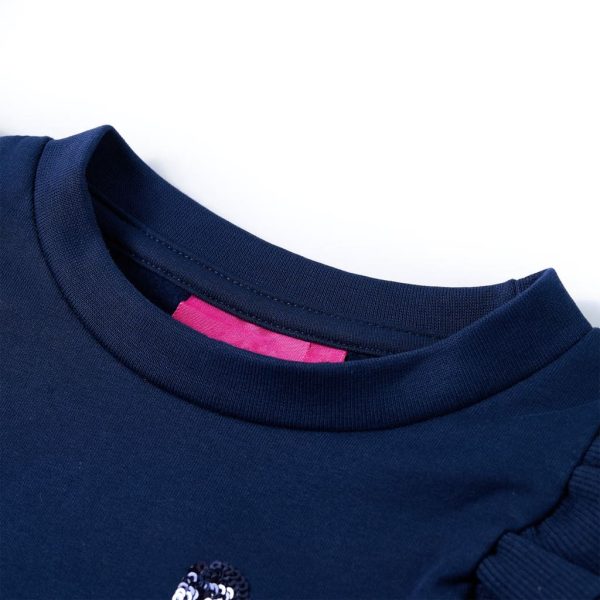 Sweatshirt para criança azul-marinho 116 - Image 3
