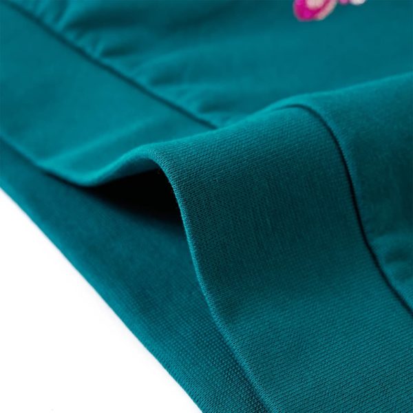 Sweatshirt para criança verde-escuro 140 - Image 6
