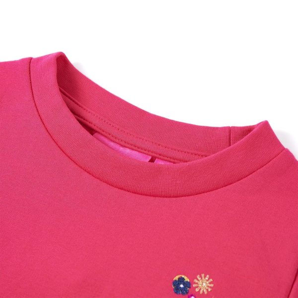 Sweatshirt para criança rosa-brilhante 92 - Image 3