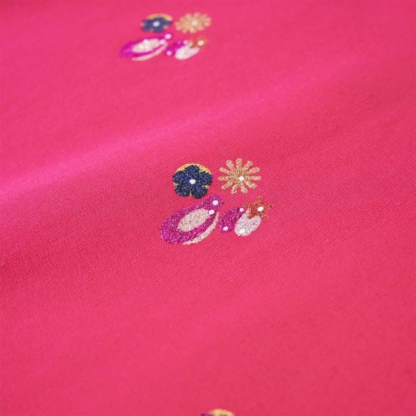 Sweatshirt para criança rosa-brilhante 92 - Image 4