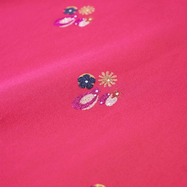 Sweatshirt para criança rosa-brilhante 140 - Image 4