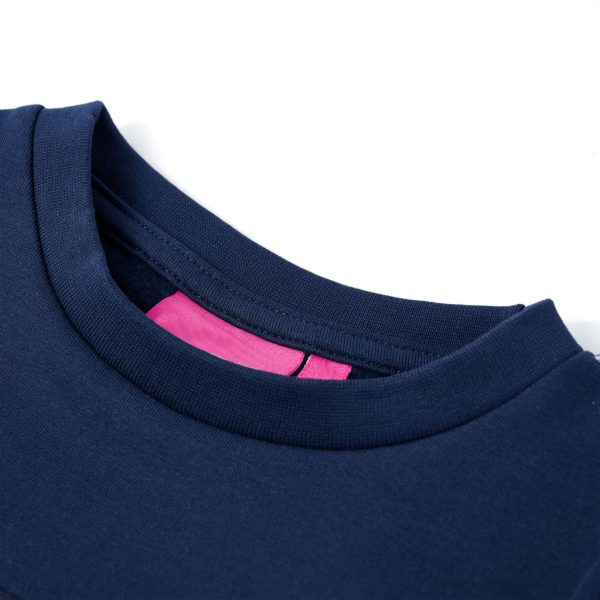 Sweatshirt para criança azul-marinho 92 - Image 3
