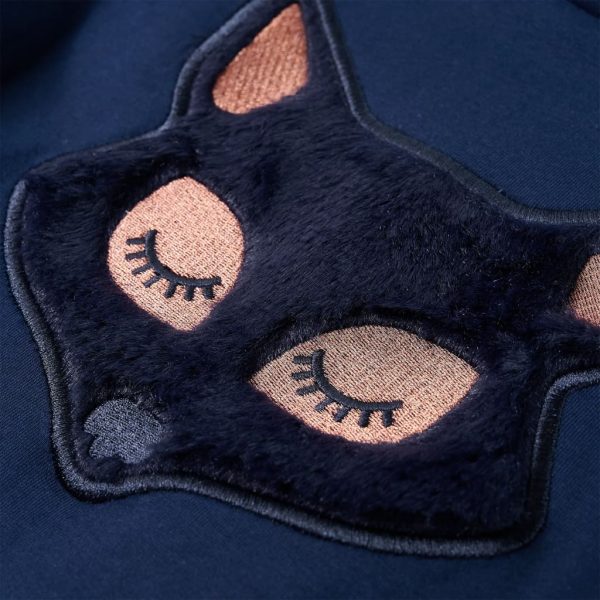 Sweatshirt para criança azul-marinho 92 - Image 4