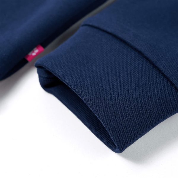 Sweatshirt para criança azul-marinho 92 - Image 5