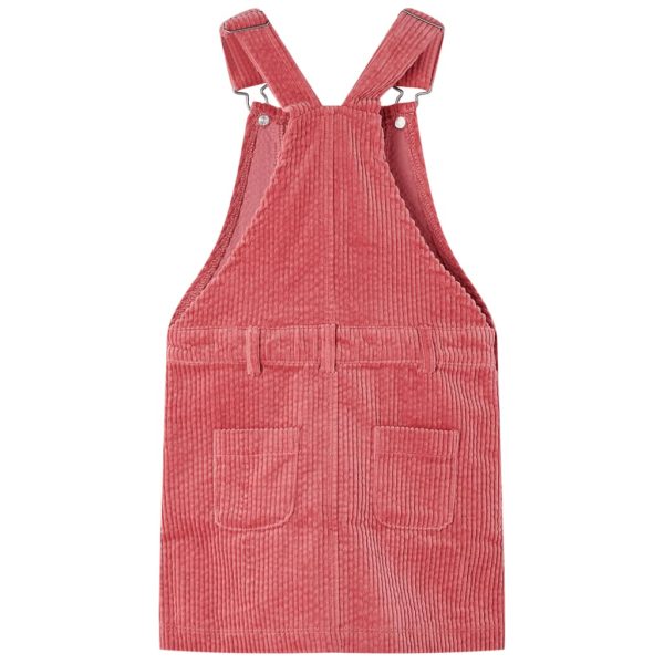 Vestido com peitilho para criança bombazina rosa 128 - Image 2