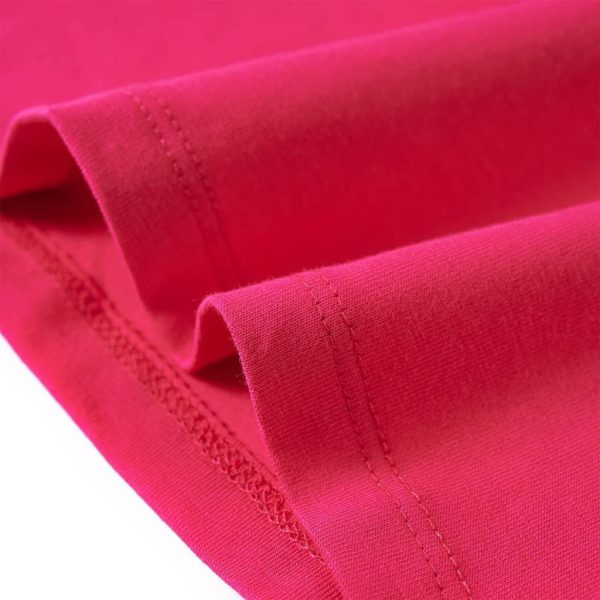 T-shirt de manga comprida para criança rosa-choque 116 - Image 7