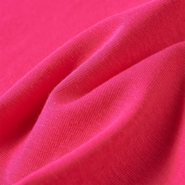 T-shirt de manga comprida para criança rosa-choque 128 - Image 8