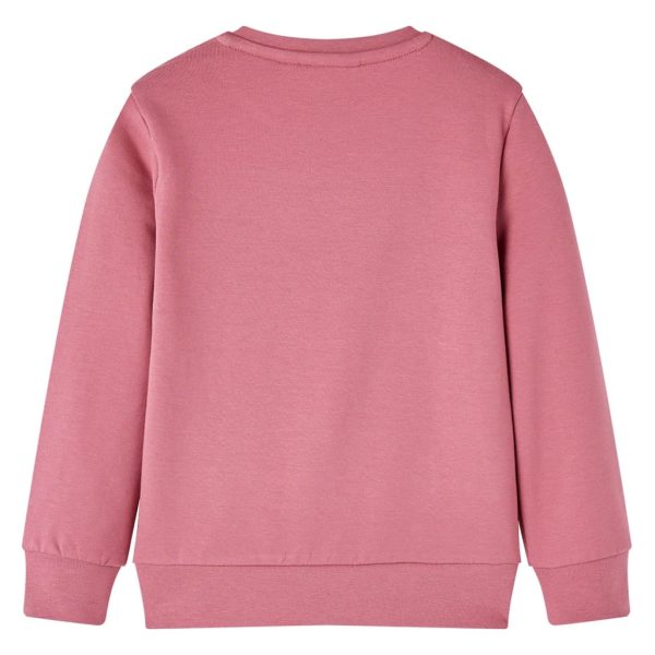 Sweatshirt para criança design retalhos de veludo cor framboesa 92 - Image 2
