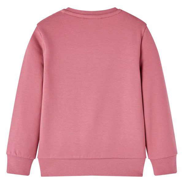 Sweatshirt para criança design retalhos de veludo cor framboesa 116 - Image 2