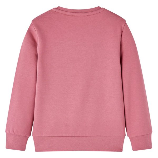 Sweatshirt para criança design retalhos de veludo cor framboesa 128 - Image 2