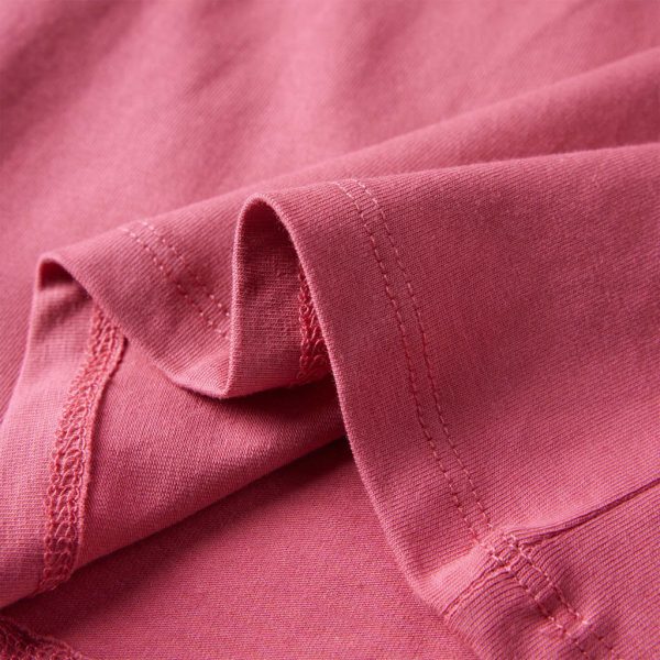T-shirt de manga comprida para criança rosa-velho 92 - Image 6