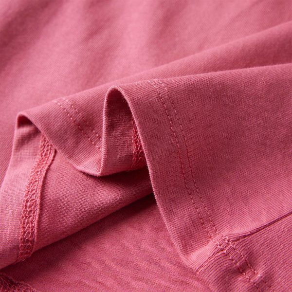 T-shirt de manga comprida para criança rosa-velho 128 - Image 6