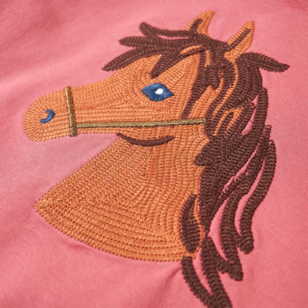 Sweatshirt para criança rosa-velho 104 - Image 4