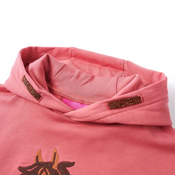 Sweatshirt para criança rosa-velho 116 - Image 3