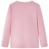 T-shirt de manga comprida para criança rosa-claro 104 - Image 2