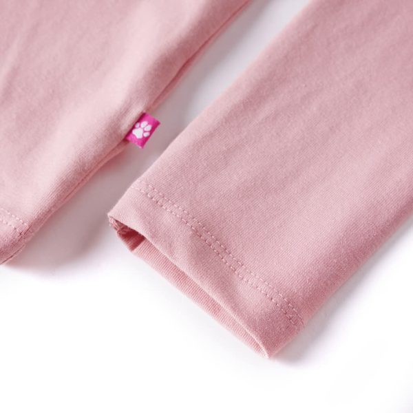 T-shirt de manga comprida para criança rosa-claro 116 - Image 5