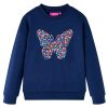 Sweatshirt para criança azul-marinho 116