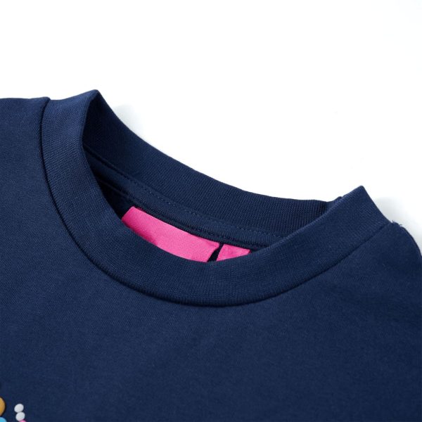 Sweatshirt para criança azul-marinho 128 - Image 3
