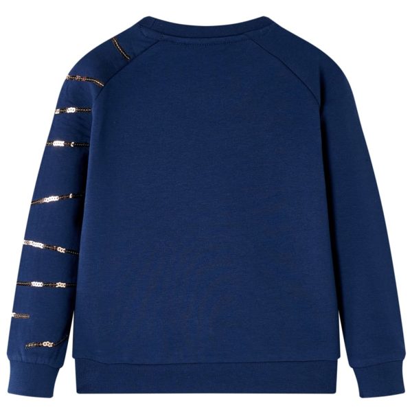 Sweatshirt para criança azul-marinho 92 - Image 2