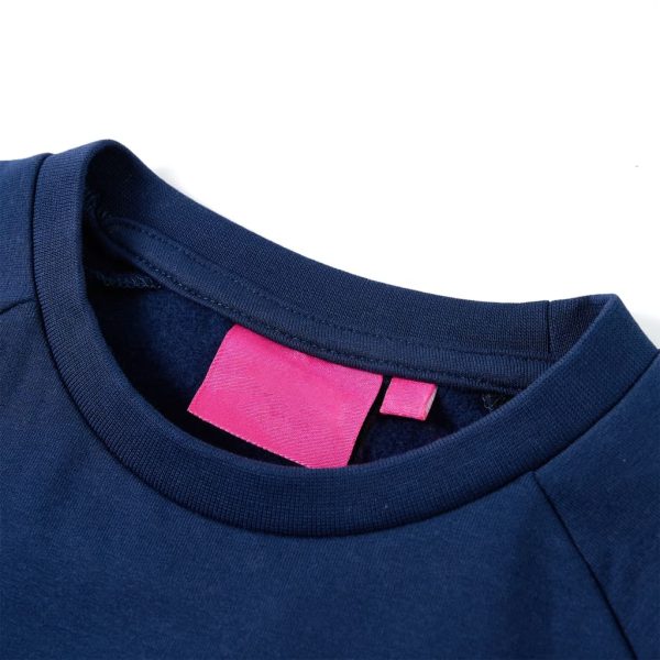 Sweatshirt para criança azul-marinho 92 - Image 3