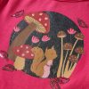 T-shirt de manga comprida para criança rosa-choque 104 - Image 4