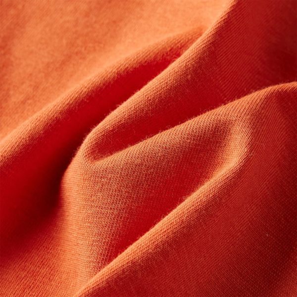 T-shirt de manga comprida para criança laranja-queimado 128 - Image 7