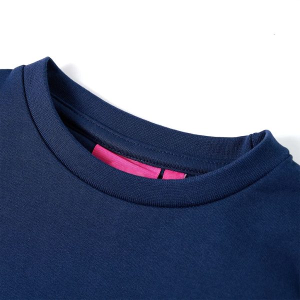 Sweatshirt para criança azul-marinho 104 - Image 3