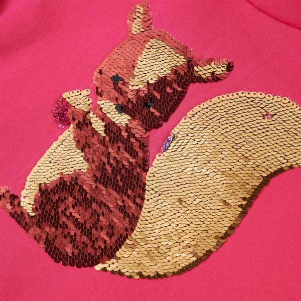Sweatshirt para criança rosa-choque 92 - Image 4