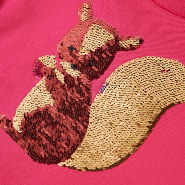 Sweatshirt para criança rosa-choque 104 - Image 4