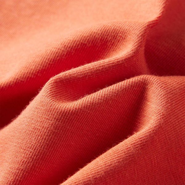 T-shirt de manga comprida para criança laranja-queimado 128 - Image 7